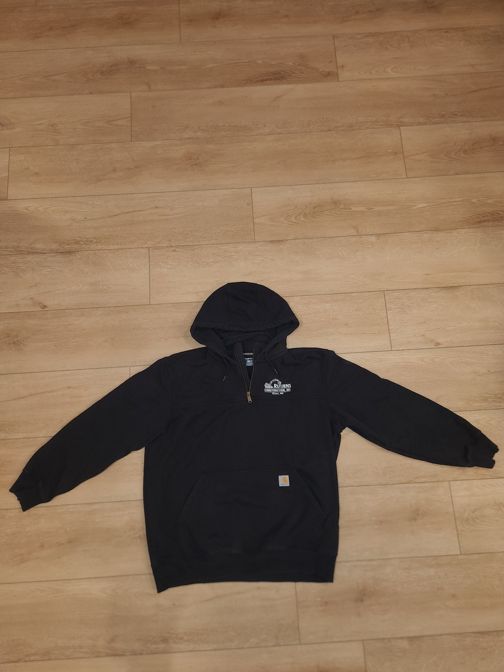 Carhartt Black Rain Defender Hoodie Men's Size Xtra L Good Condition With Pocket